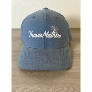 Travis Mathew‎ Bay Island Blue Men’s SnapBack Hat OSFA-NWOT